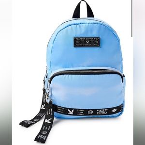 Sky blue Playboy mini backpack
